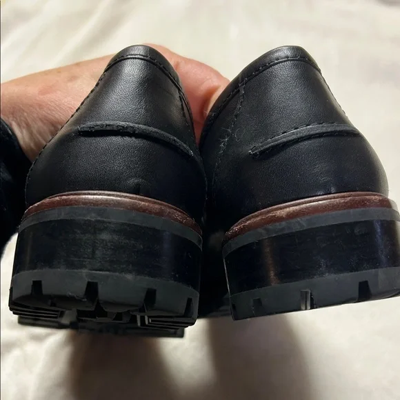 Madewell Black Leather Penny Loafers for Women - Picture 5 of 8